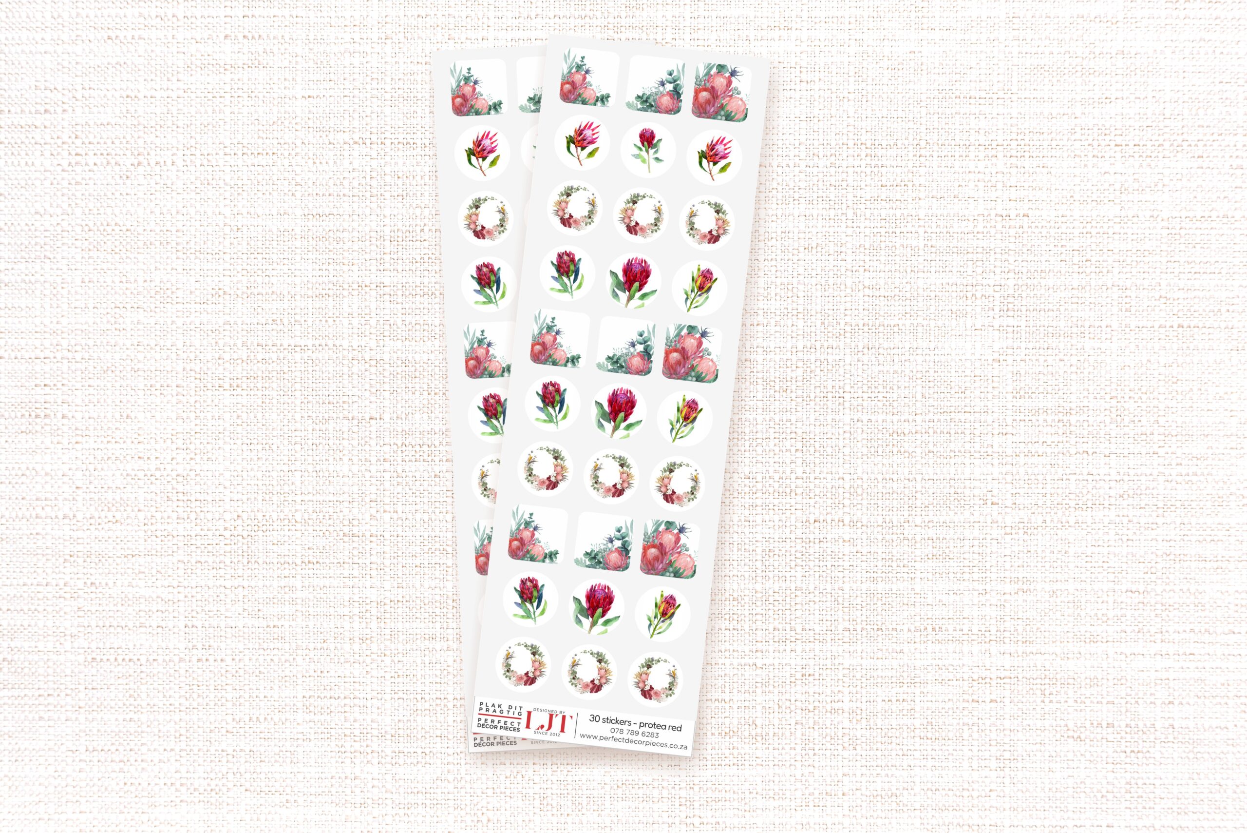 Profica Sticker Protea Vinyl Stickers - Perfect Décor Pieces